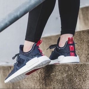 Adidas NMD XR1 in Navy and Red